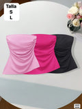 BLUSAS CORTAS ESTILO TOP DE MUJER