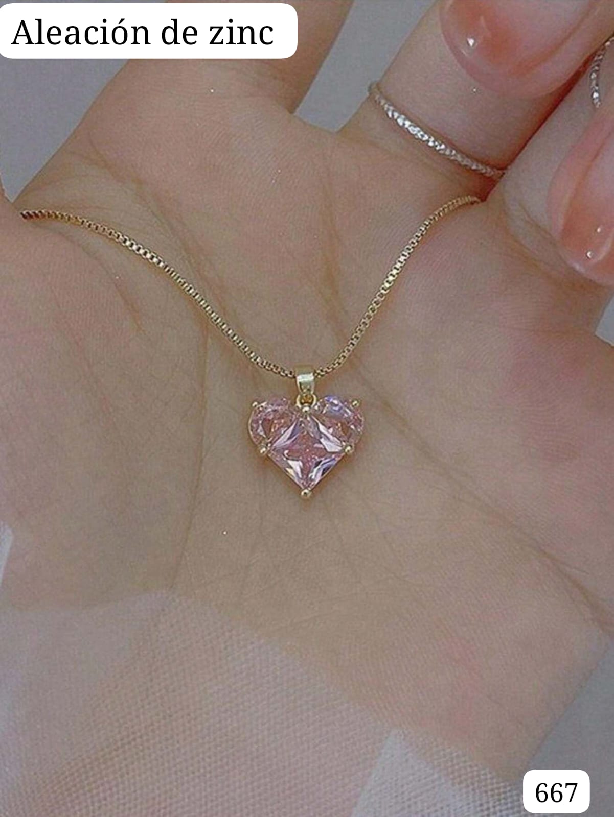 CADENA CON DIJE DE CORAZON