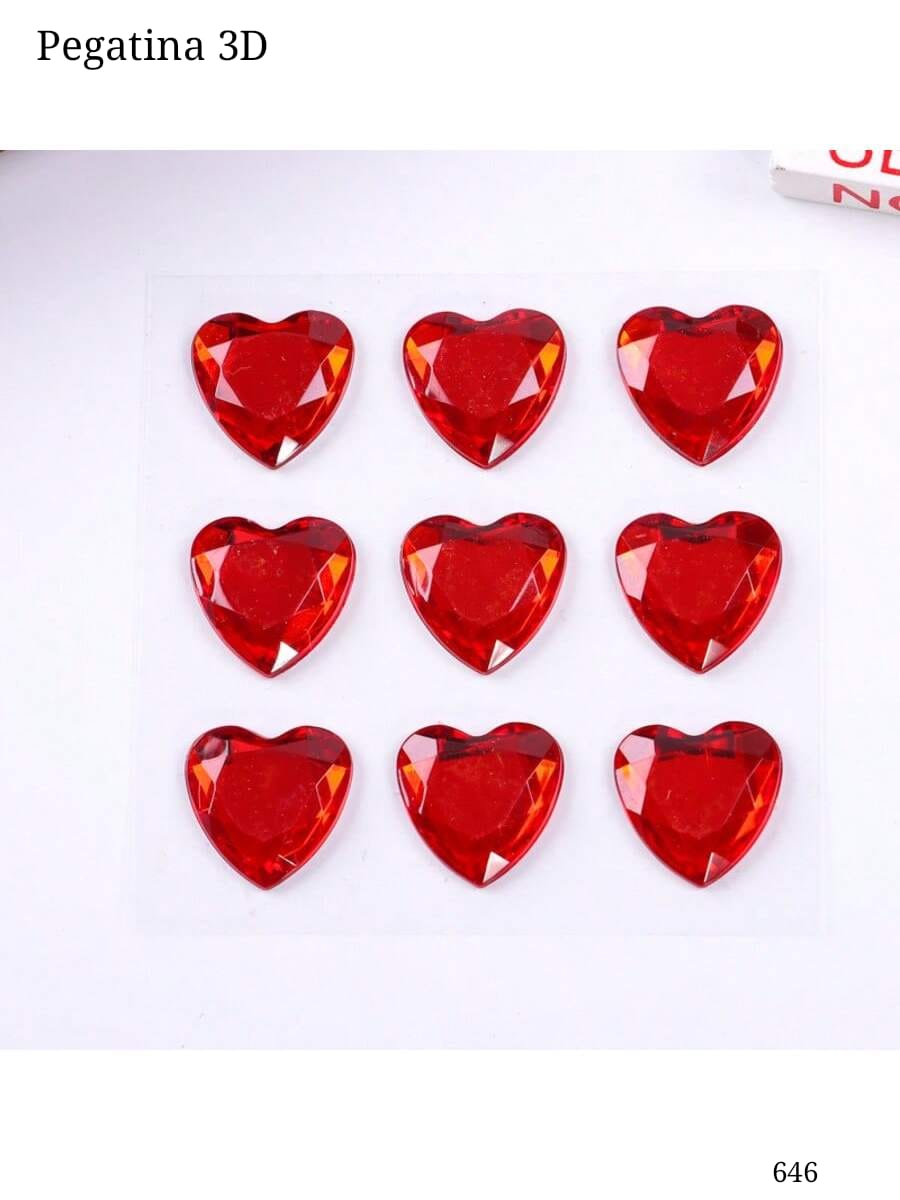 PEGATINAS DE CORAZONES