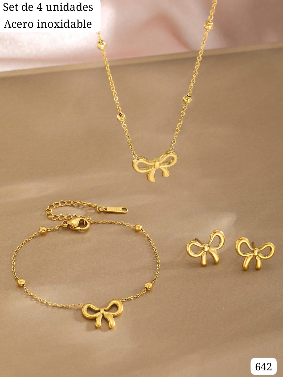 SET DE COLLAR, PULSERA Y ARETES