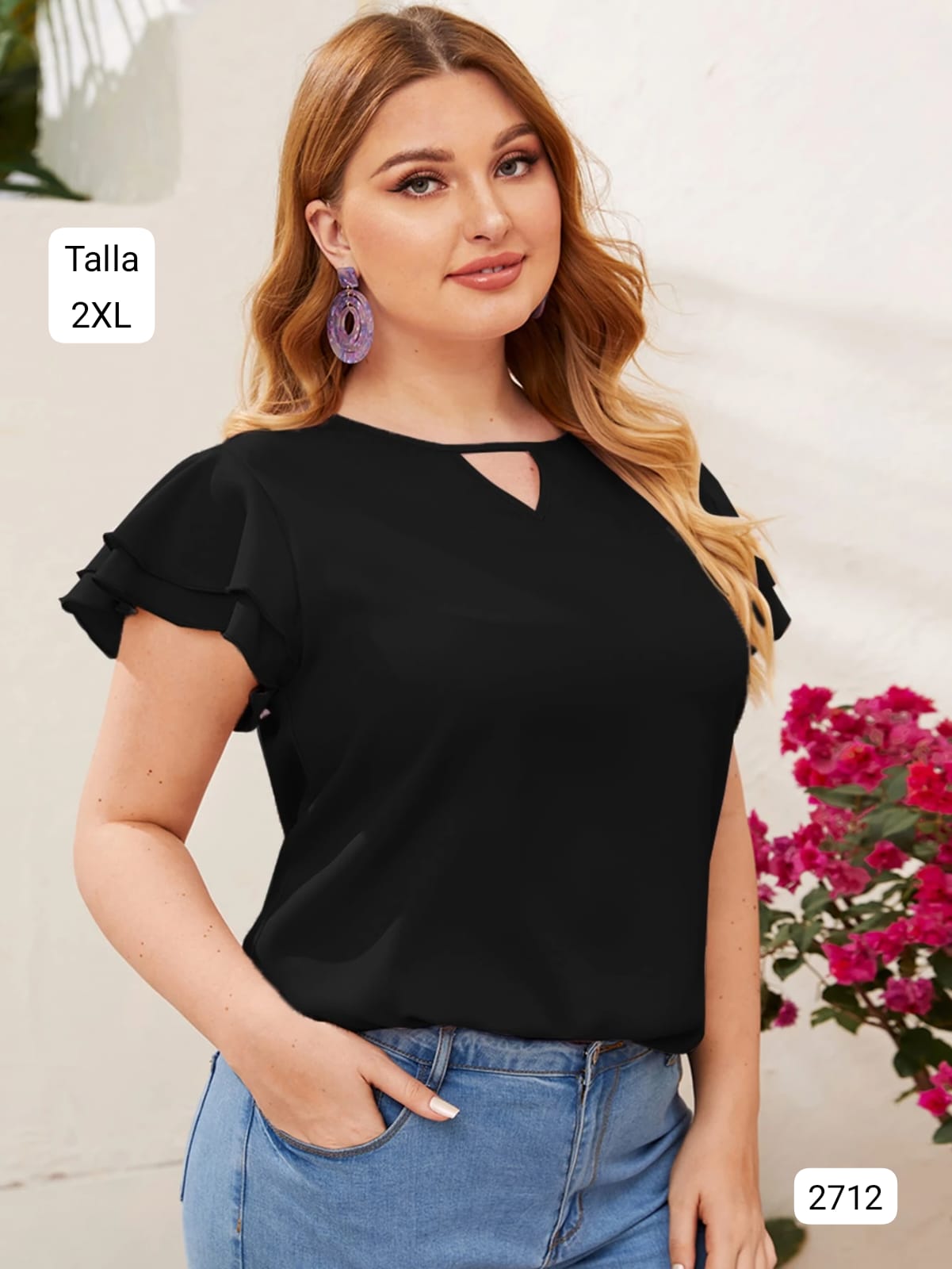 CAMISA NEGRA DE MUJER