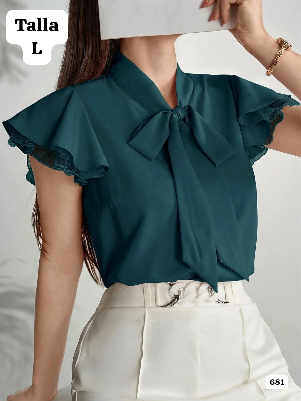 BLUSA VERDE DE DAMA