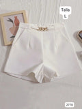 ASHORT BLANCO TALLA L DE MUJER