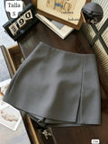 SHORT FALDA SEMI ABIERTO DE LA PIERNA DE MUJER