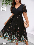 VESTIDO LARGO NEGRO DE MUJER