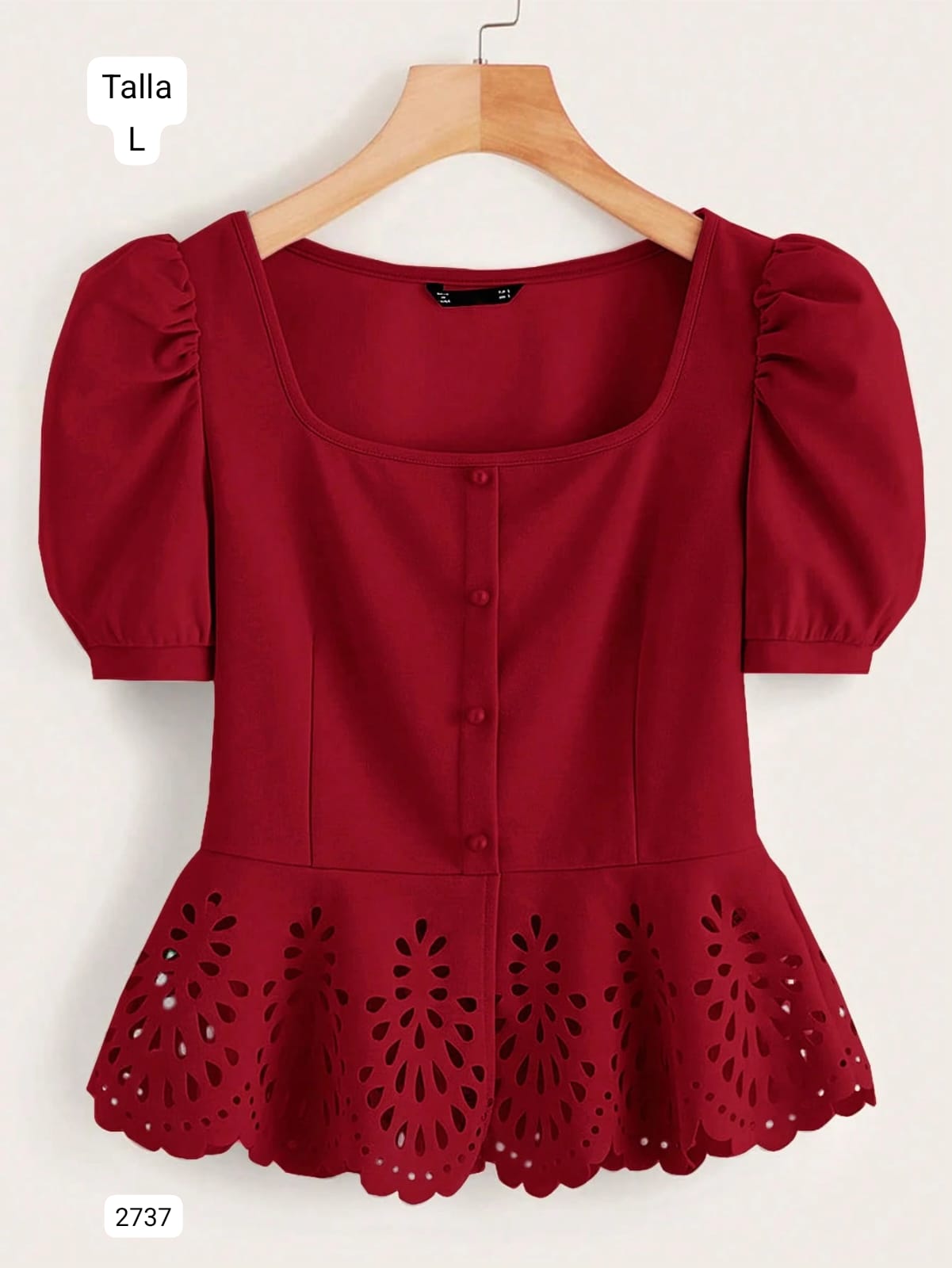 BLUSA ROJA DE MUJER