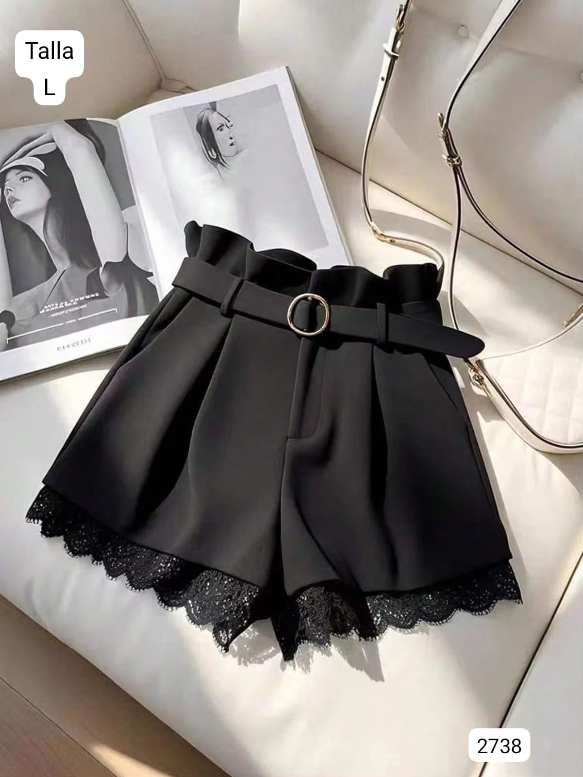 SHORT NEGRO DE MUJER