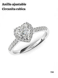 ANILLO AJUSTABLE DE CORAZON