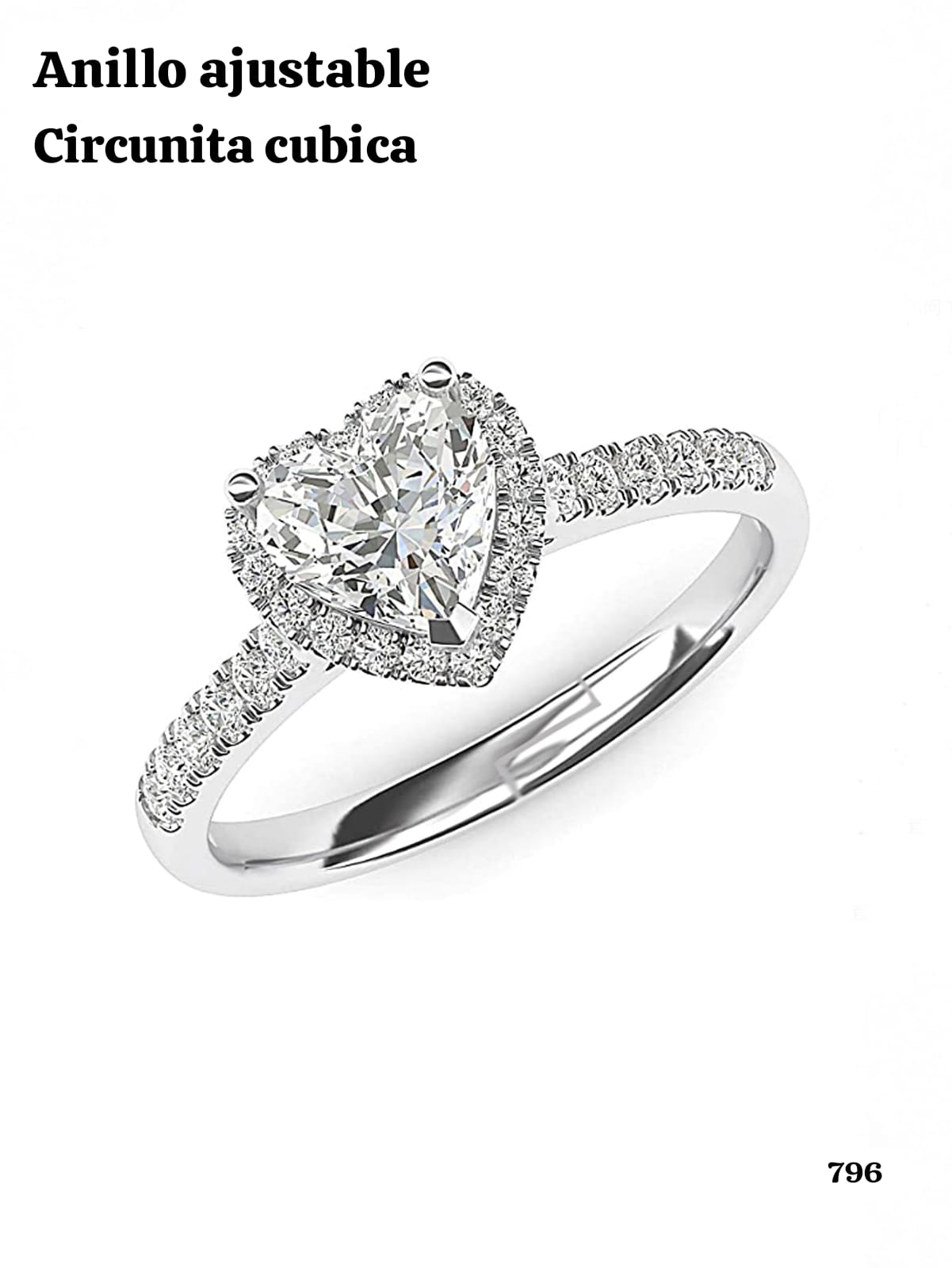 ANILLO AJUSTABLE DE CORAZON