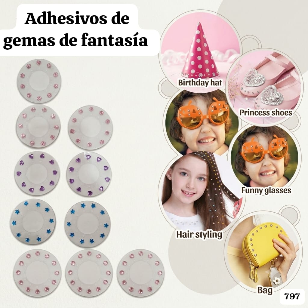 10 ADHESIVOS PARA CABELLLO