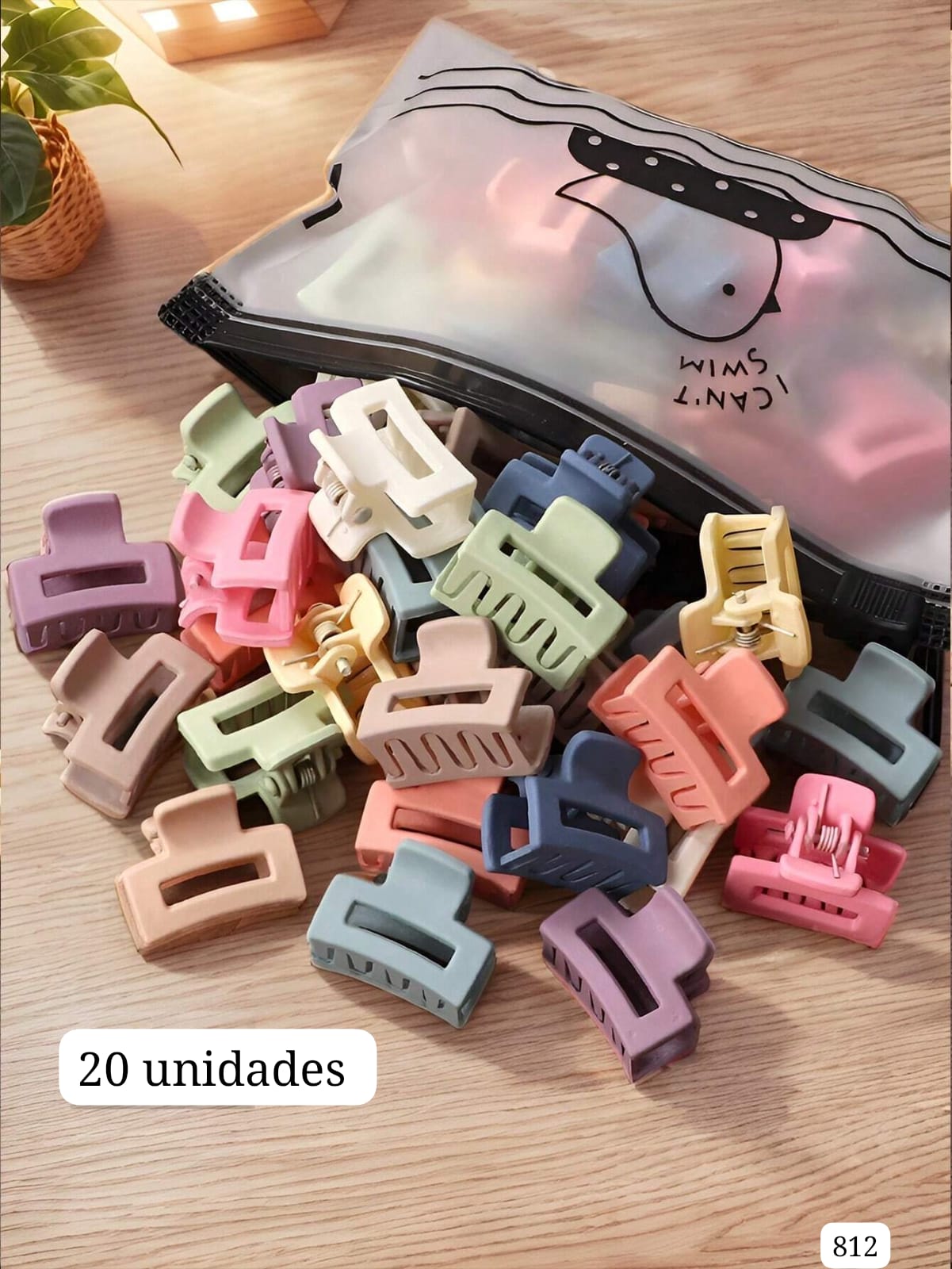 20 UNIDADES DE GANCHOS PEQUEÑOS DE PELO