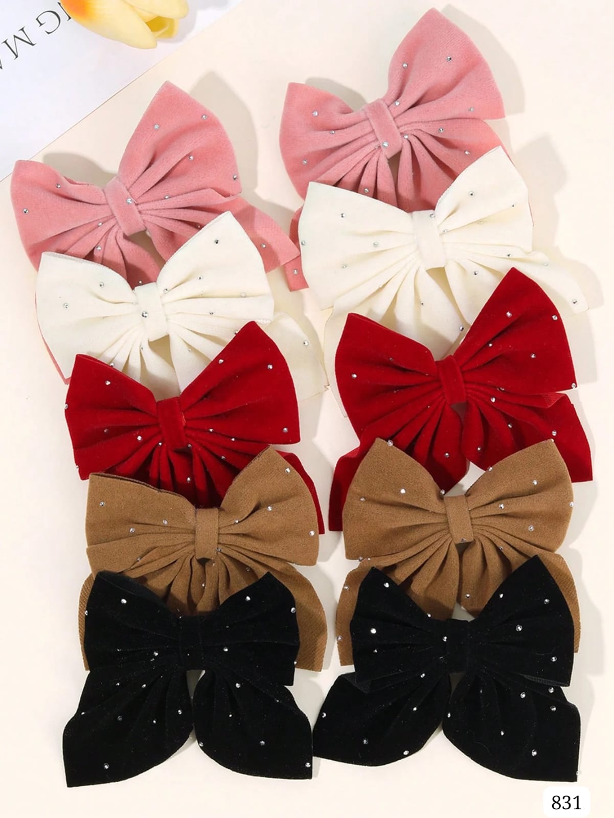 SET DE 5 PARES DE GANCHITOS DE PELO