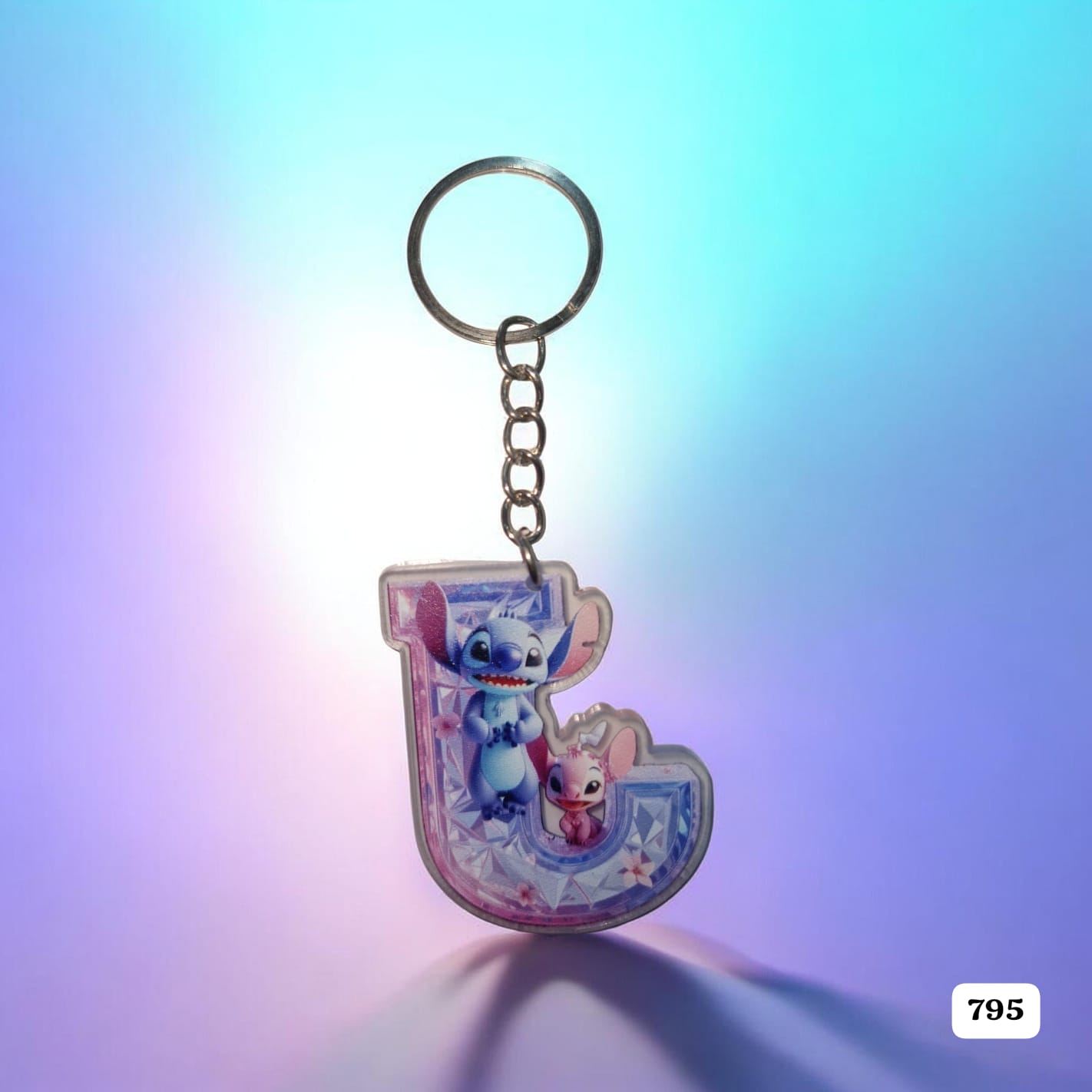LLAVERO DE STICH CON INICIAL J