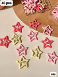 40 PCS DE GANCHITOS DE ESTRELLA PARA CABELLO