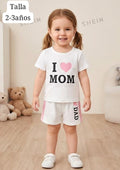 CONJUNTO BLANCO DE SHORT DE NIÑA