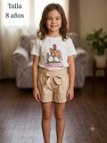 CONJUNTO DE SHORT DE NIÑA