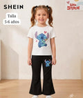 CONJUNTO DE STICH DE PANTALONETA DE NIÑA