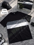 CAMISETA NEGRA DE NIÑO DE 16 AÑOS