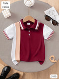 CAMISA DE 3 BOTONES Y DE 3 COLORES DE NIÑO