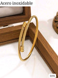 PULSERA DORADA DE ACERO