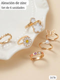 SET DE 6 ANILLOS