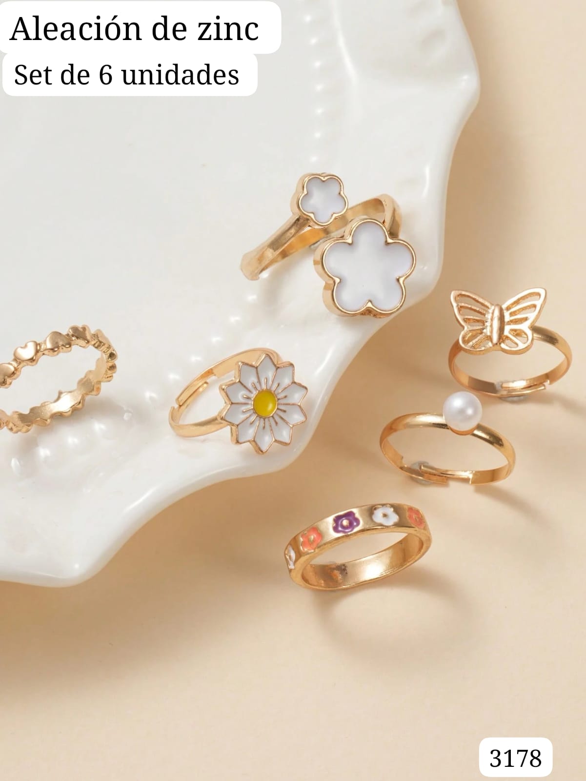 SET DE 6 ANILLOS