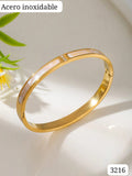 PULSERA DORADA DE ACERO