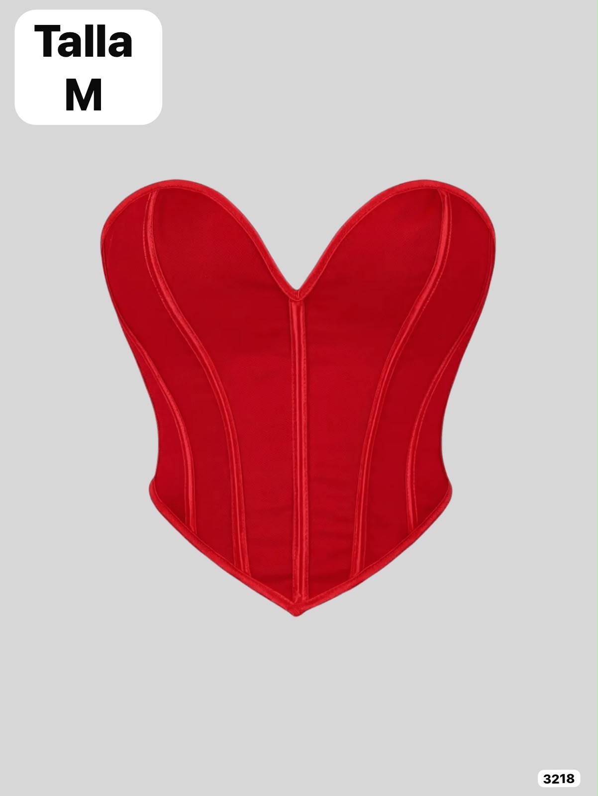 TOP ESTILO CORAZÓN ROJO DE MUJER