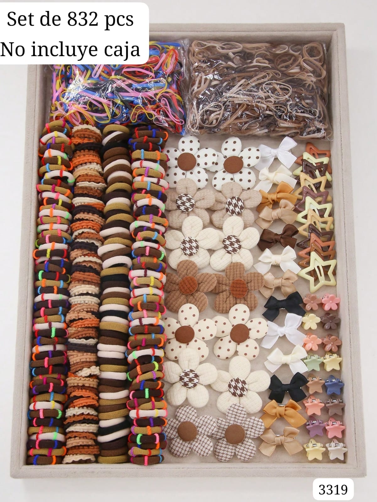 832 PIEZAS DE ACCESORIOS DE CABELLO