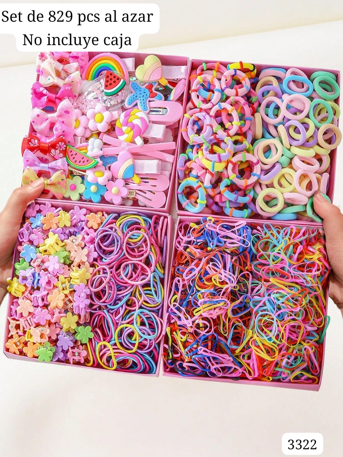 829 PIEZAS DE ACCESORIOS DE CABELLO