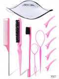 SET ROSA PARA PEINADOS