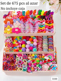 SET DE 675 ACCESORIOS DE CABELLO