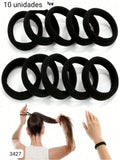 SET DE 10 COLAS NEGRAS