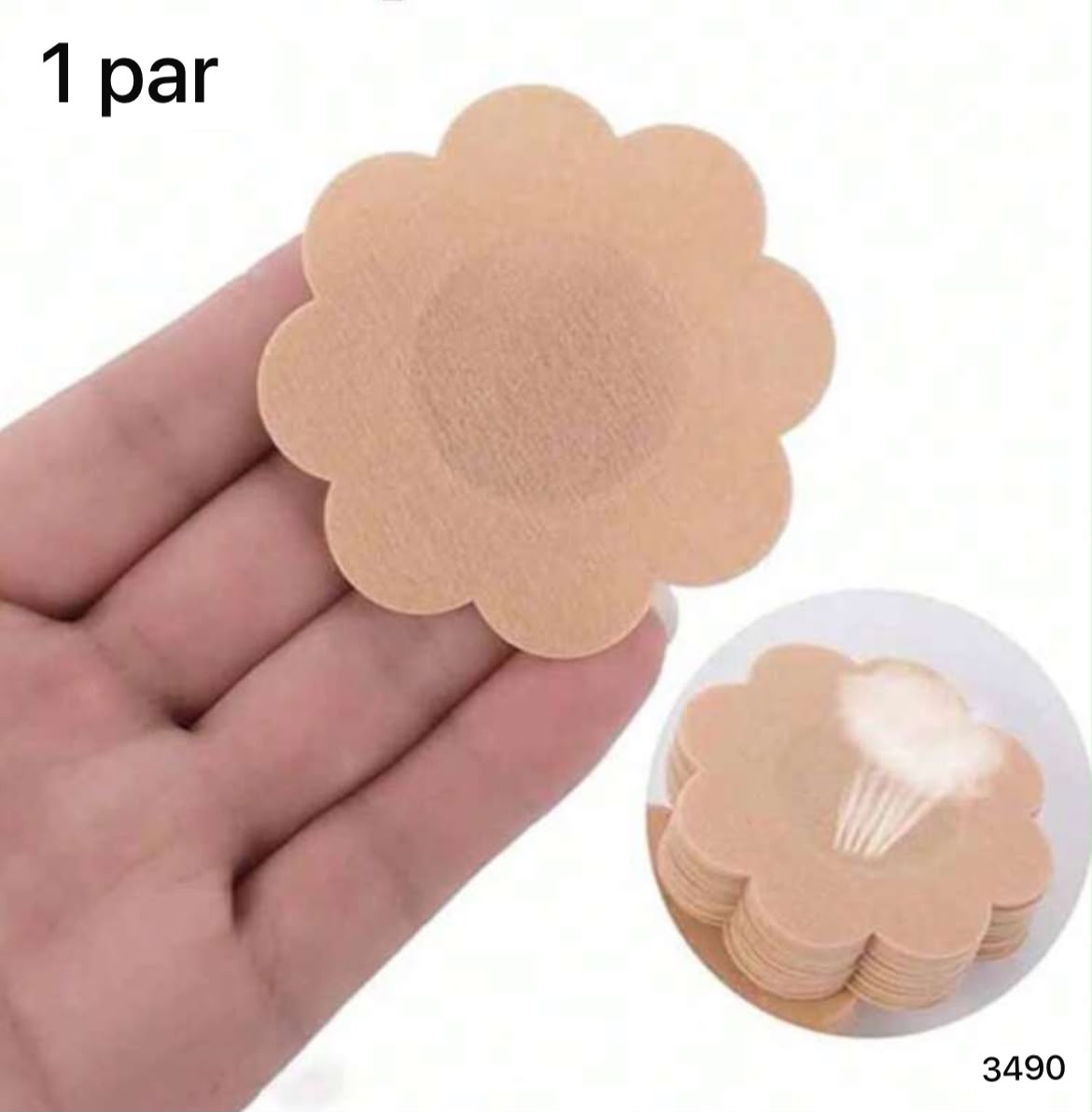 PAR DE PEZONERA COLOR BEIGE