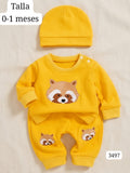 CONJUNTO AMARILLO DE OSO PARA NIÑO