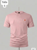 CAMISETA ROSA PALIDO DE HOMBRE