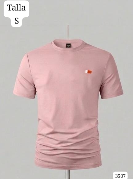 CAMISETA ROSA PALIDO DE HOMBRE
