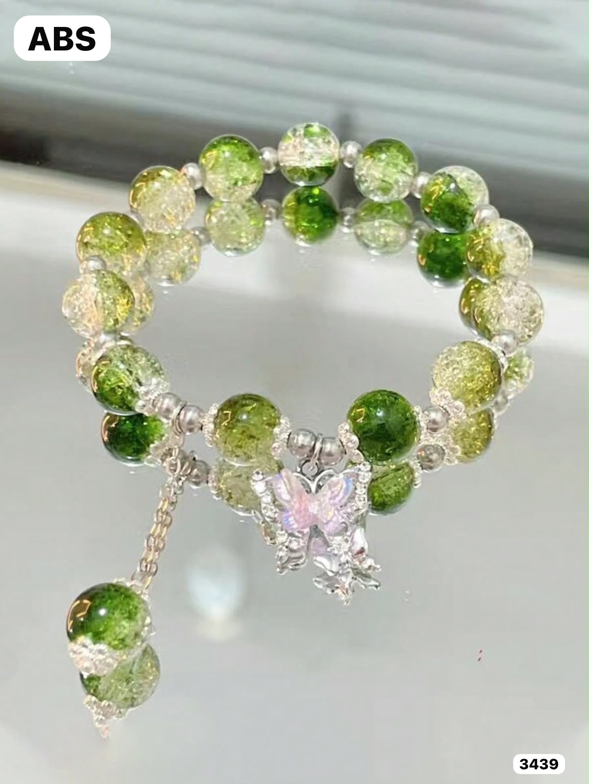 PULSERA EN TONOS VERDE