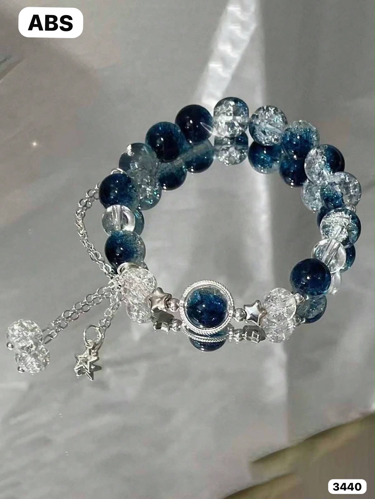 PULSERAS EN TONO AZULES