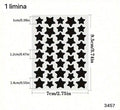 1 LAMINA DE PARCHES DE ESTRELLITAS