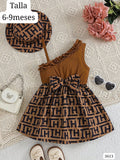 CONJUNTO EN TONOS TIERRA DE NIÑA