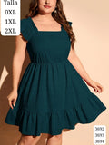 VESTIDO VERDE CORTO DE MUJER