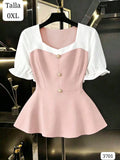 BLUSA ROSAY BLANCO ESCOTE DE CORAZON DE MUJER