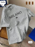 CAMISETA GRIS DE MILANO DE HOMBRE