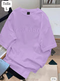 CAMISETA LILA DE HOMBRE