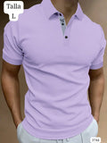 CAMISA LILA DE HOMBRE