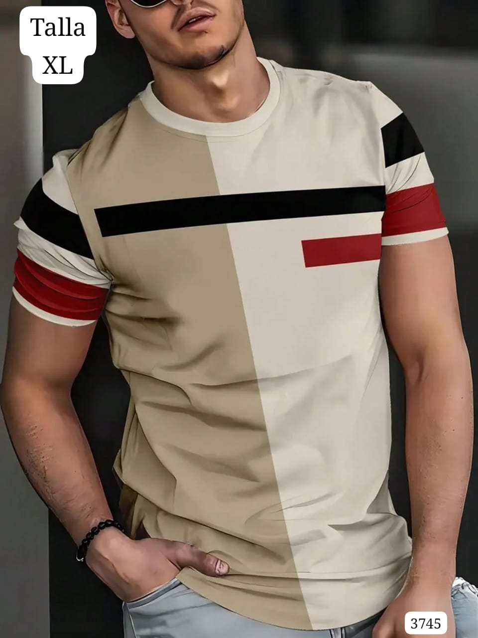 CAMISETA DE COLORES DE HOMBRE