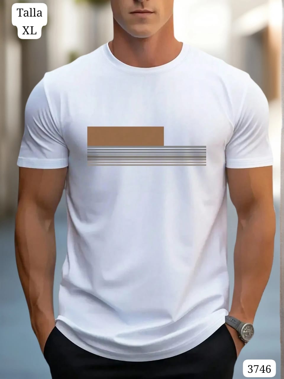 CAMISETA BLANCA DE HOMBRE