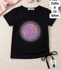 CAMISA NEGRA LOVE DE NIÑA
