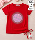 CAMISA ROJA LOVE DE NIÑA